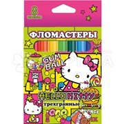 Фломастеры Hello Kitty 8 цветов треуг. европодвес