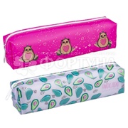 Пенал-косметичка 20*4*5  см Авакадо силикон