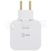Разветвитель Эра поворотный 2гнезда+2USB 10A белый