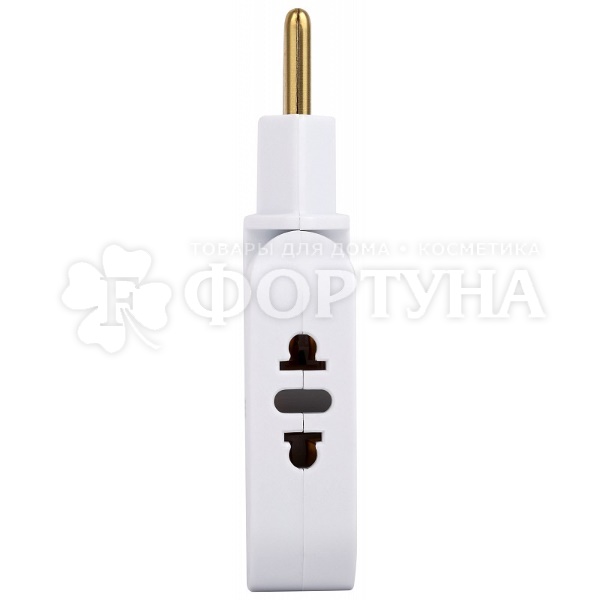 Разветвитель Эра поворотный 2гнезда+2USB A+C 10A белый