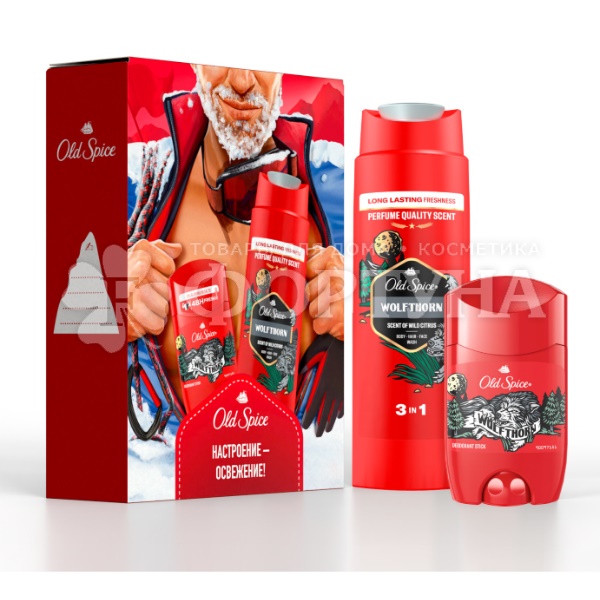 Набор Old Spice Wolfthorn 50мл+гель для душа 250мл