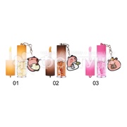 Масло для губ Farres с брелком Капибара микс цветов