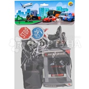 Набор Машина,светофор,дорожные знаки,заправка ИК-3132