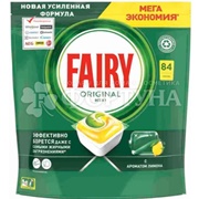 Капсулы для посудомоечных машин Fairy 84 шт Лимон