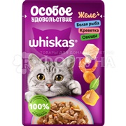 Корм для животных Whiskas 75 г желе бл.рыба/крв/овощи