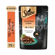 Корм для животных Whiskas 75 г в соусе телятина/язык