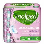 Прокладки MOLPED 10 шт Normal с крылышками критические