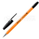 Ручка шариковая Brauberg М-500 Orange черная 0,7мм
