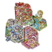 Набор наклеек 3d ROOM BOX Фэнтази микс 4 вида