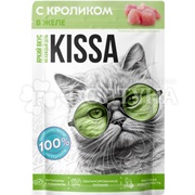 Корм для животных Kissa 75 г с кроликом в желе