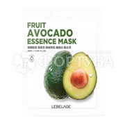 Маска для лица Lebelage 25 г Тканевая Авокадо