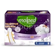 Прокладки MOLPED 7 шт Night с крылышками критические