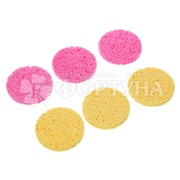 Набор ЮНИLOOK спонжей для умывания 3 шт в ассортименте