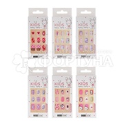 Ногти накладные ЮНИLOOK самоклеящиеся 24шт в ассортименте