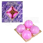 Бурлящие шары д/ванны 4 шт Ocean Spa Лавандовый шепот/Лепестки роз 40г (в ассортименте)