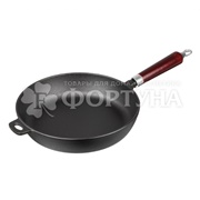 Сковорода VETTA 26*5.5 см чугун индукция древянная ручка