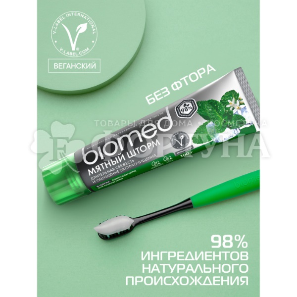 Зубная паста Biomed 100 г Мятный шторм