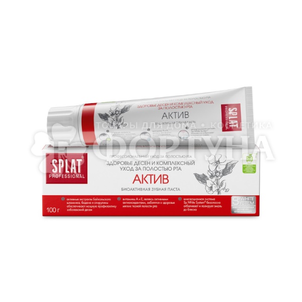 Зубная паста SPLAT Professional 100 г Актив