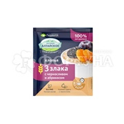 Каша быстрого приготовления Гудвилл 35 г Три злака с черносливом и абрикосом