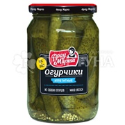 Огурцы Фрау Марта 680 г аппетитные ст/б