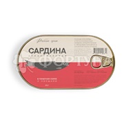 Консервы рыбные Рыбное меню 175 г Сардина в томатном соусе с овощами