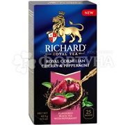 Чай Richard 25 пакетов Royal Cornelian cherry & Peppermint