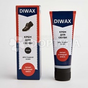 Крем - краска для обуви DIWAX 75 мл Черная в тубе с губкой