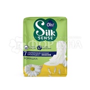 Прокладки Ola! Silk SENSE 7 шт Ultra Night Ромашка критические