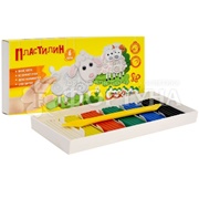 Пластилин Каляка-Маляка  6 цв. со стеклом