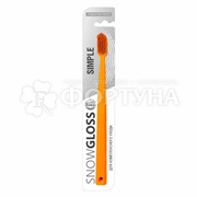 Зубная щетка Snow Gloss Simple средней жесткости