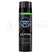 Гель для бритья Nivea 200 мл Черный ULTRA