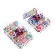 Набор детских аксессуаров для волос BY Русские супергерои: резинки и крабики, разноцветные