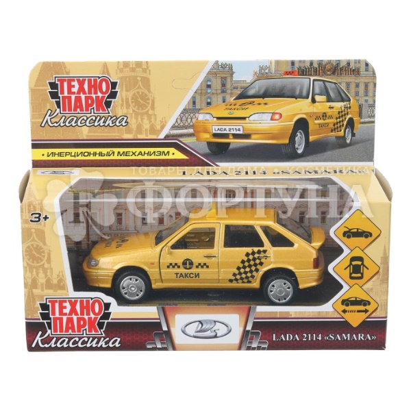 Машина Технопарк мет. LADA-2114 SAMARA ТАКСИ