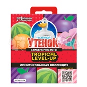 Чистящее средство Туалетный утенок 6 шт Фруктовый стикер чистоты