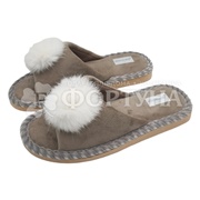 Домашняя обувь 1 пара артикул 220-13/127 размер 38 женская