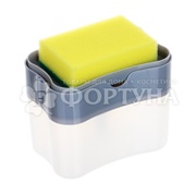 Дозатор VETTA для моющего средства с губкой