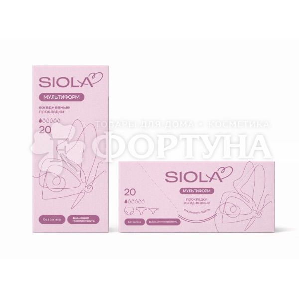 Прокладки SIOLA 20 шт Panty Multiform ежедневные