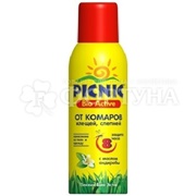 Аэрозоль Picnic Bio 125 мл от комаров и клещей