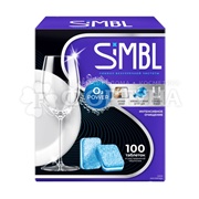 Таблетки для посудомоечных машин SIMBL 100 шт Сила Кислорода