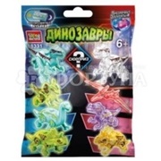 Конструктор фигурки динозавров свет. 410355