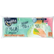 Губка для посуды QUALITA 5 шт PROFILE
