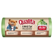 Мешки для мусора QUALITA 35 л 30 шт с затяжками