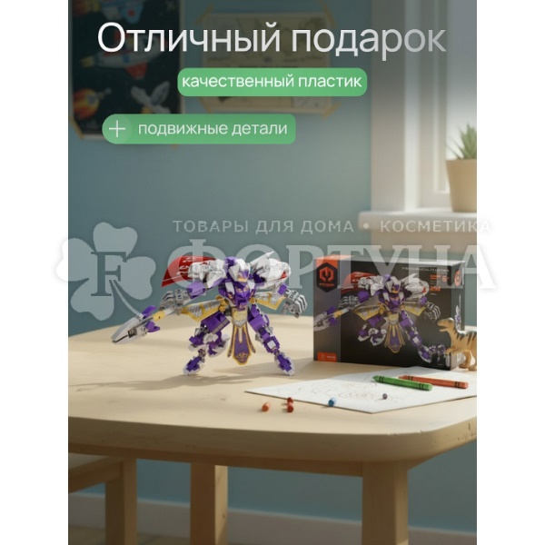 Конструктор 340 деталей Самурай 2в1