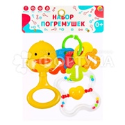 Погремушка 3 шт Веселые звуки И-9918