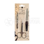Маникюрный набор Beautella 3 предмета: пинцет, ножницы, пилка