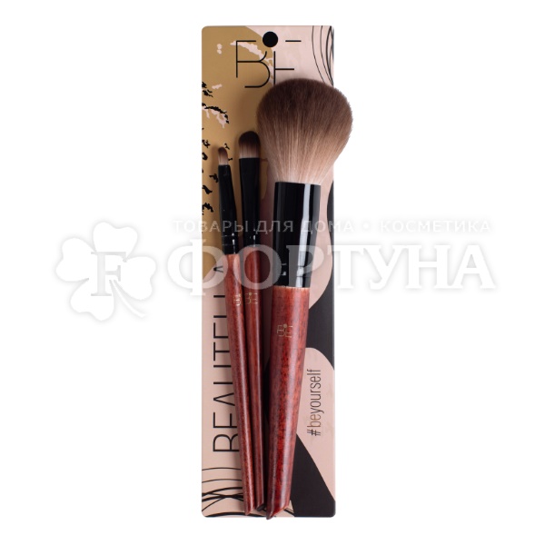 Набор кистей Beautella  для макияжа 3шт, арт.ABH-018
