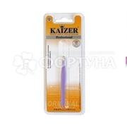 Пинцет Kaizer скошенный цветной