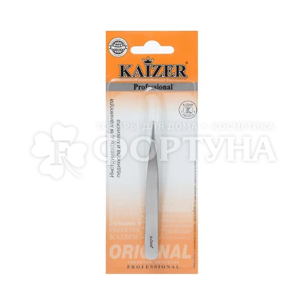 Пинцет Kaizer острый, матовый
