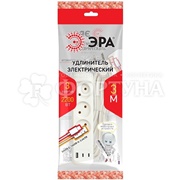 Удлинитель Эра 3 м U-3-3m-USB без заземления