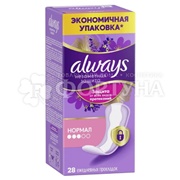 Прокладки Always 28 шт Незаметная защита Нормал Дуо ежедневные
